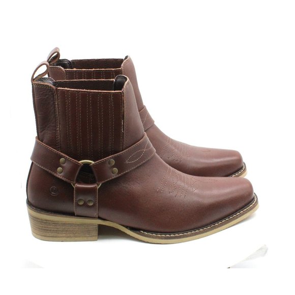 Dingo Men's Black Bart Boots Men's Shoes - Picture 2 of 8